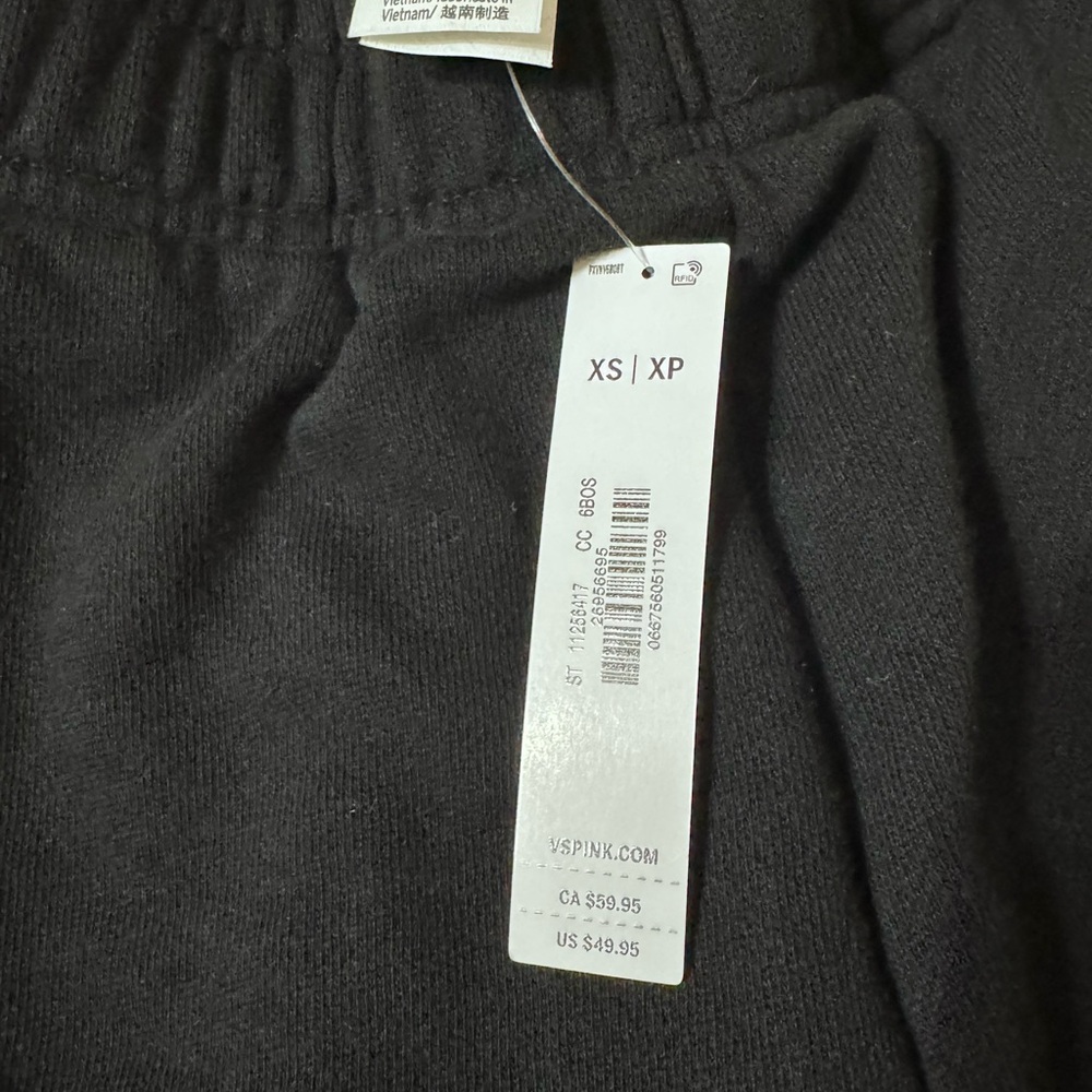 PINK Victoria's Secret Black Track Pants - Picture 4 of 5